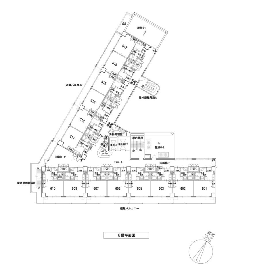 チャームヒルズ豊中旭ヶ丘 間取図