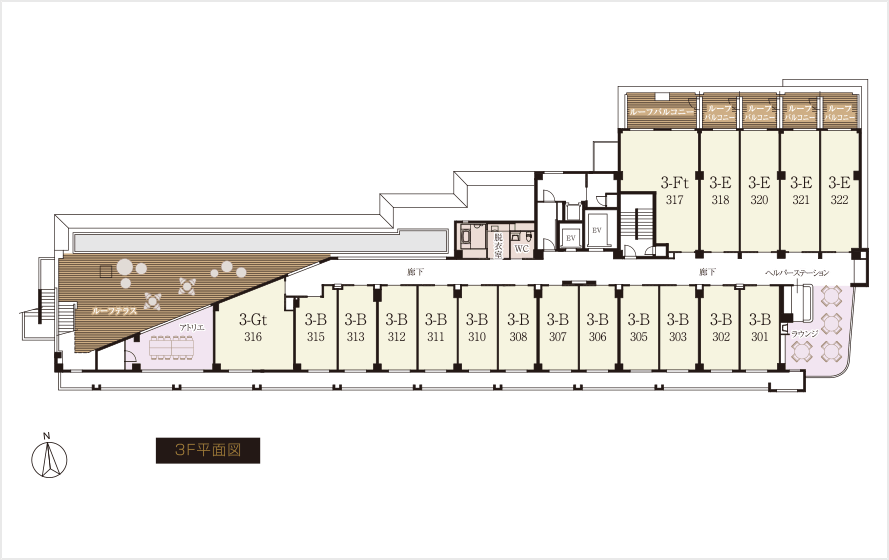 クラーチ・フィエラ鷺ノ宮 間取図