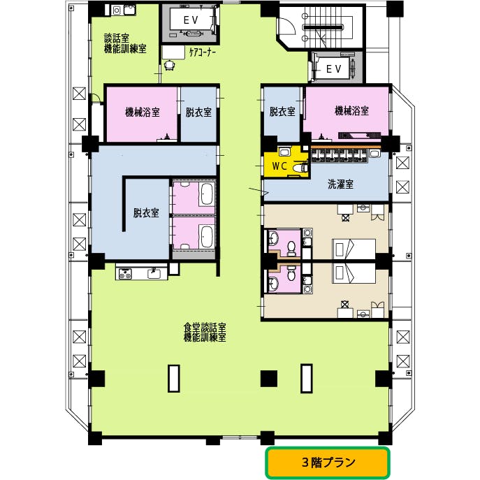 ミヨ倶楽部花園Ⅰ番館 間取図