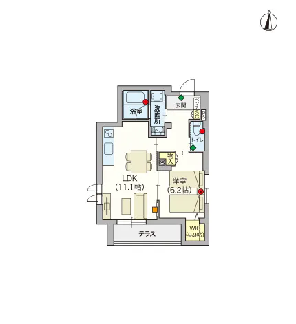 ヘーベルVillage住吉Ⅱ 間取図