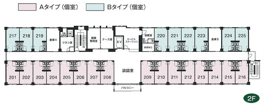 らいふアシスト・泉ヶ森（本館） 間取図