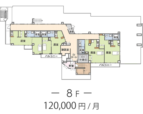 シニアハウス笹原の森 間取図