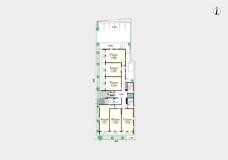 ヘーベルVillage大田六郷 間取図