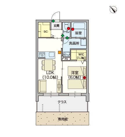 ヘーベルVillage赤羽志茂 間取図