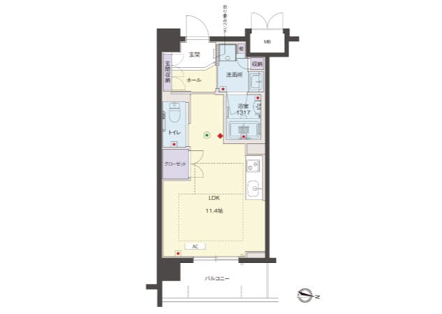 グランドマスト新大阪 間取図