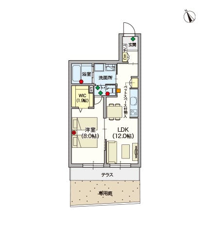 ヘーベルVillage奥戸 間取図