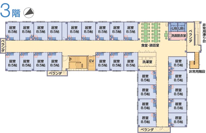 第2あすか苑 間取図
