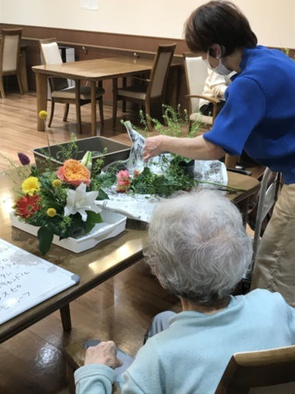 そんぽの家Ｓ三国ヶ丘 生け花