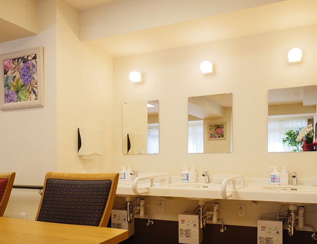 リアンレーヴ相模原 食堂兼機能訓練室