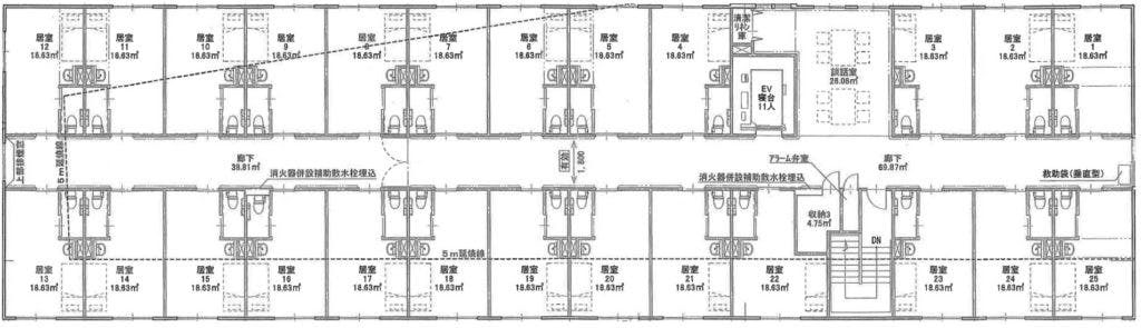 シャンテ高槻 間取図