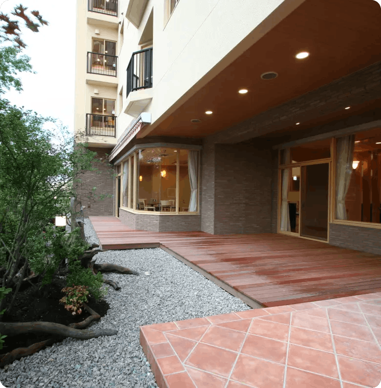 サービス付き高齢者向け住宅緑陽館 テラス