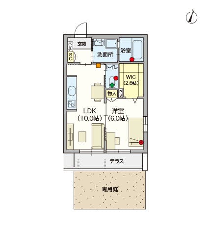 ヘーベルVillage竹ノ塚 間取図