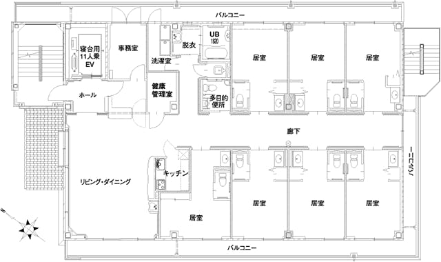 ライフ・ヴィレッジいずみ府中 間取図