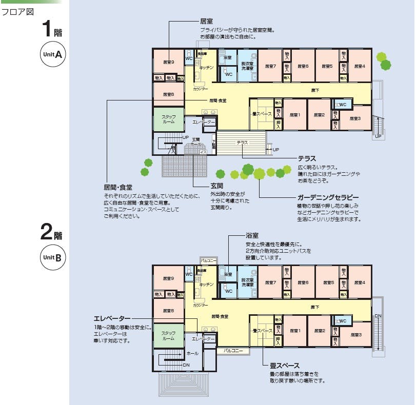 ニチイケアセンター大和南 間取図