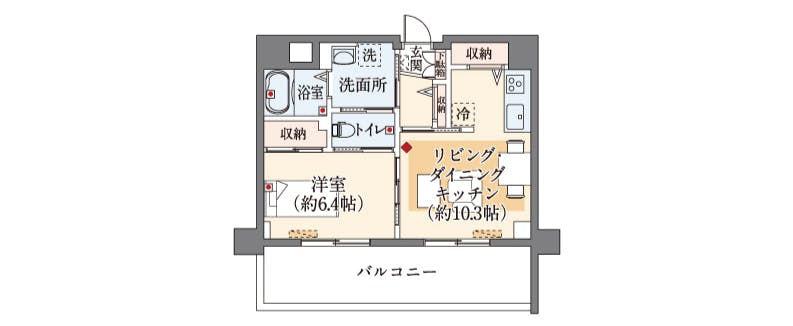マストクレリアン鎌倉 間取図