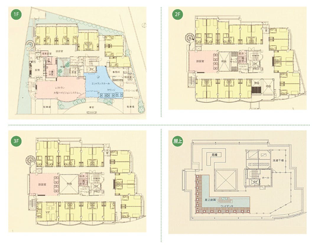 介護付き有料老人ホーム エクセレント徳島 間取図