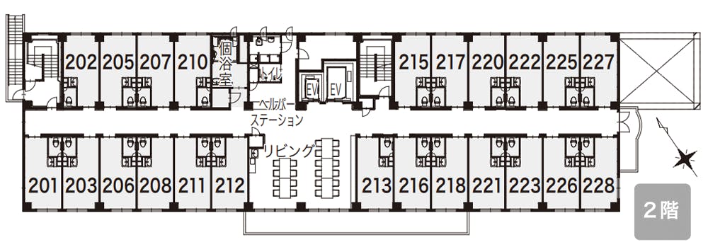 イリーゼ厚別 間取図