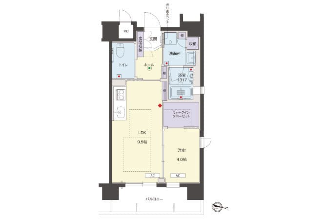 グランドマスト新大阪 間取図