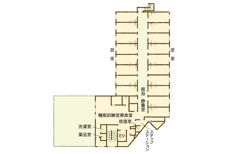 ベティさんの家 荒子公園 間取図