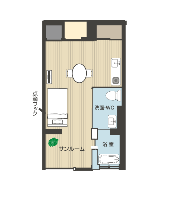 ゆずり葉の森 間取図