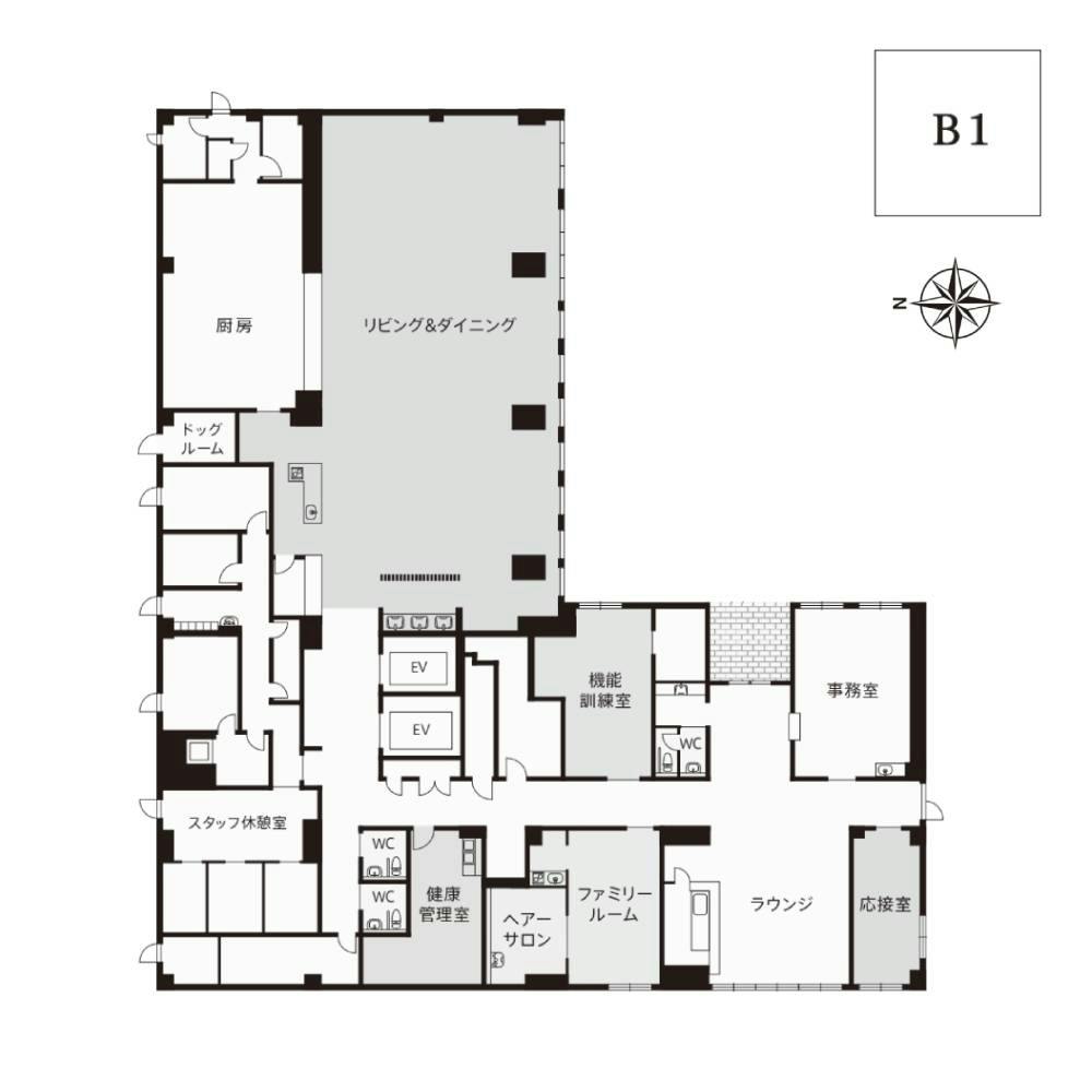ニチイメゾン八事緑ケ岡 間取図