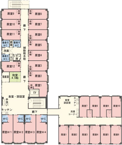 クレア藍住 間取図