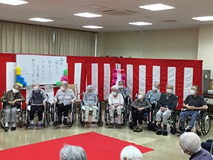 医療法人財団立川中央病院介護老人保健施設アルカディア 敬老の日