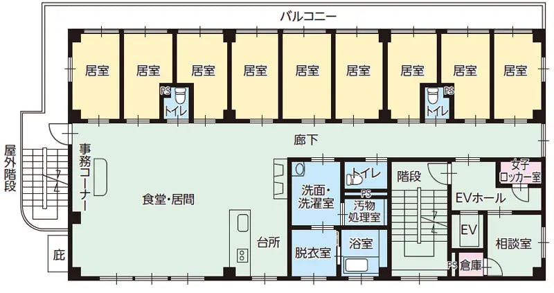 グループホームエクセレント練馬 間取図