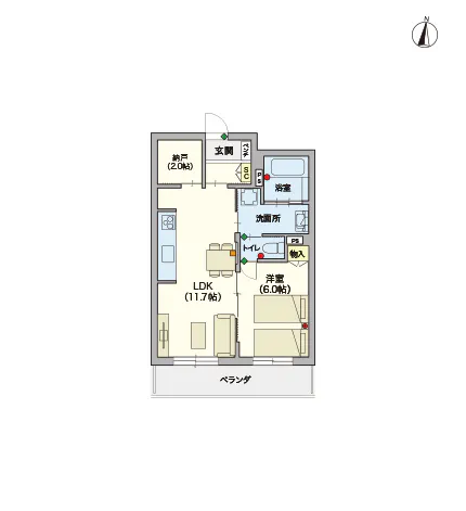 ヘーベルVillage井荻II 間取図