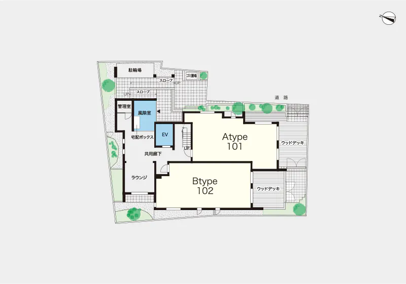 ヘーベルVillage品川双葉 間取図