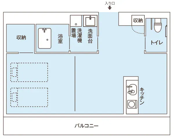 ココファン黒崎駅前 間取図