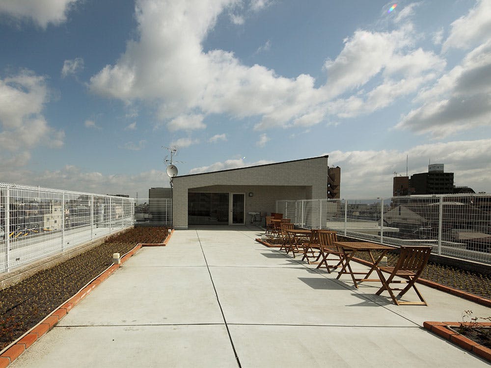 チャーム東淀川豊里 屋上庭園