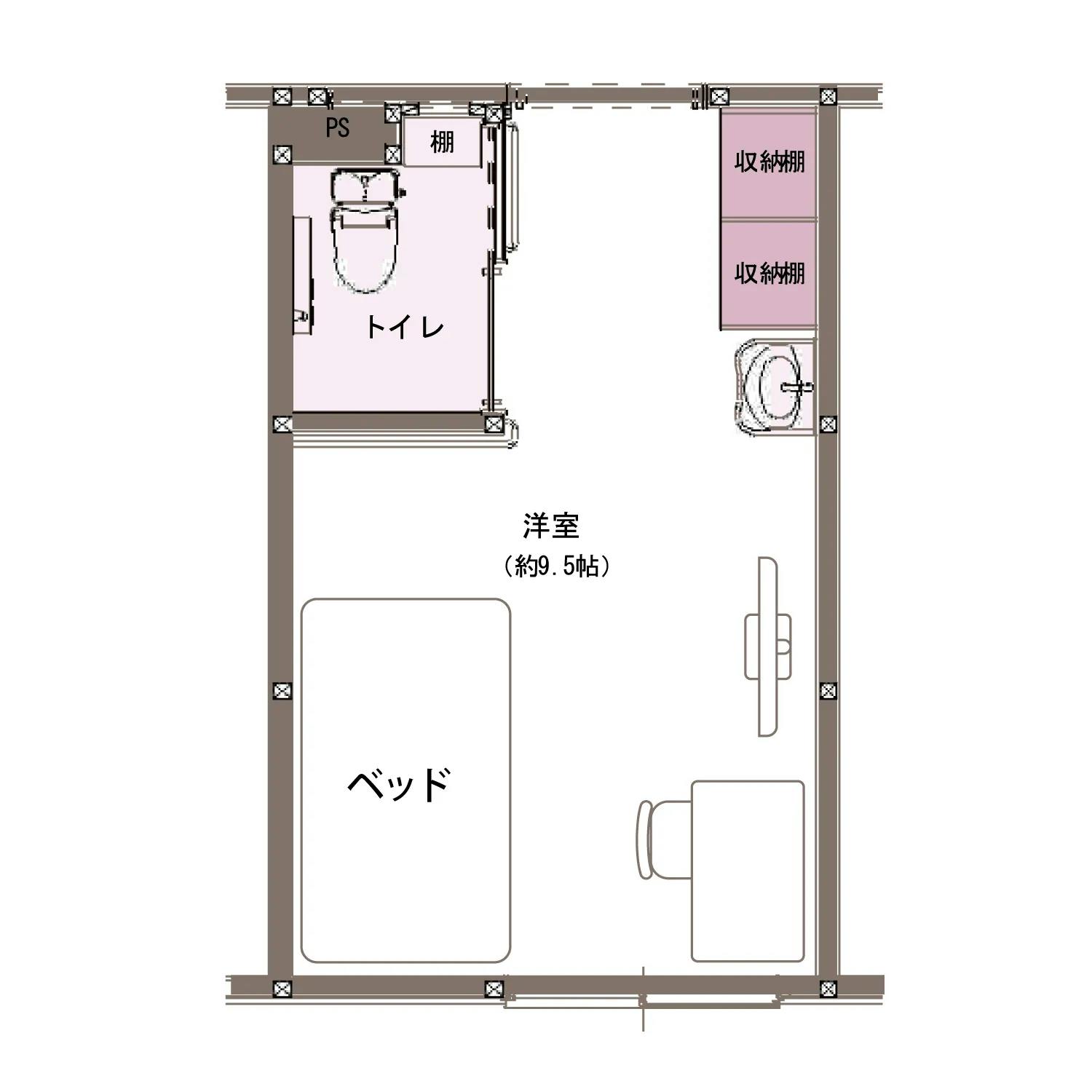 やさしえ西明石 間取図