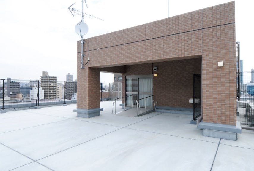 介護付有料老人ホーム ルーブル中崎 屋上テラス