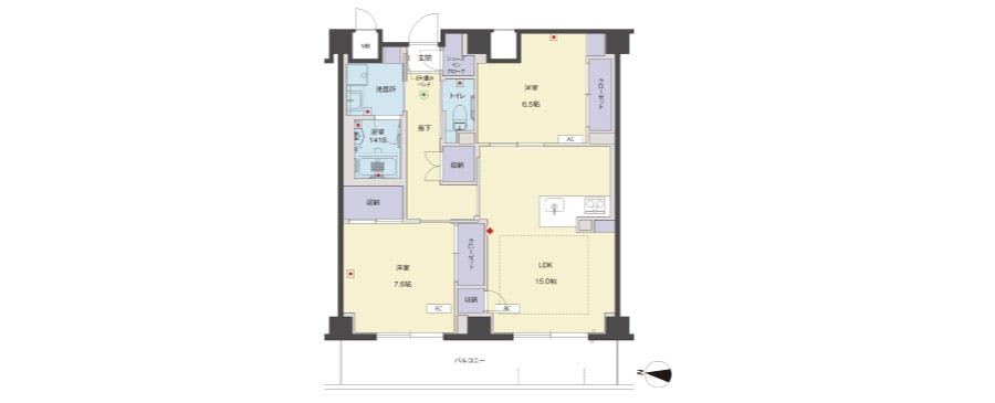 グランドマスト奈良学園前 間取図