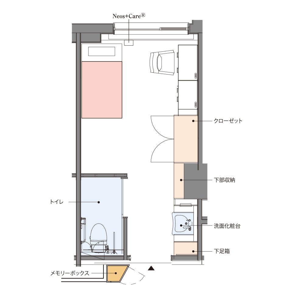 グッドタイムリビング芝浦アイランド 間取図