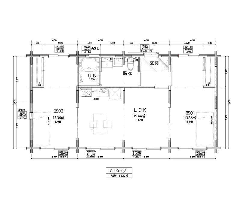 ひろばの家・那須 間取図