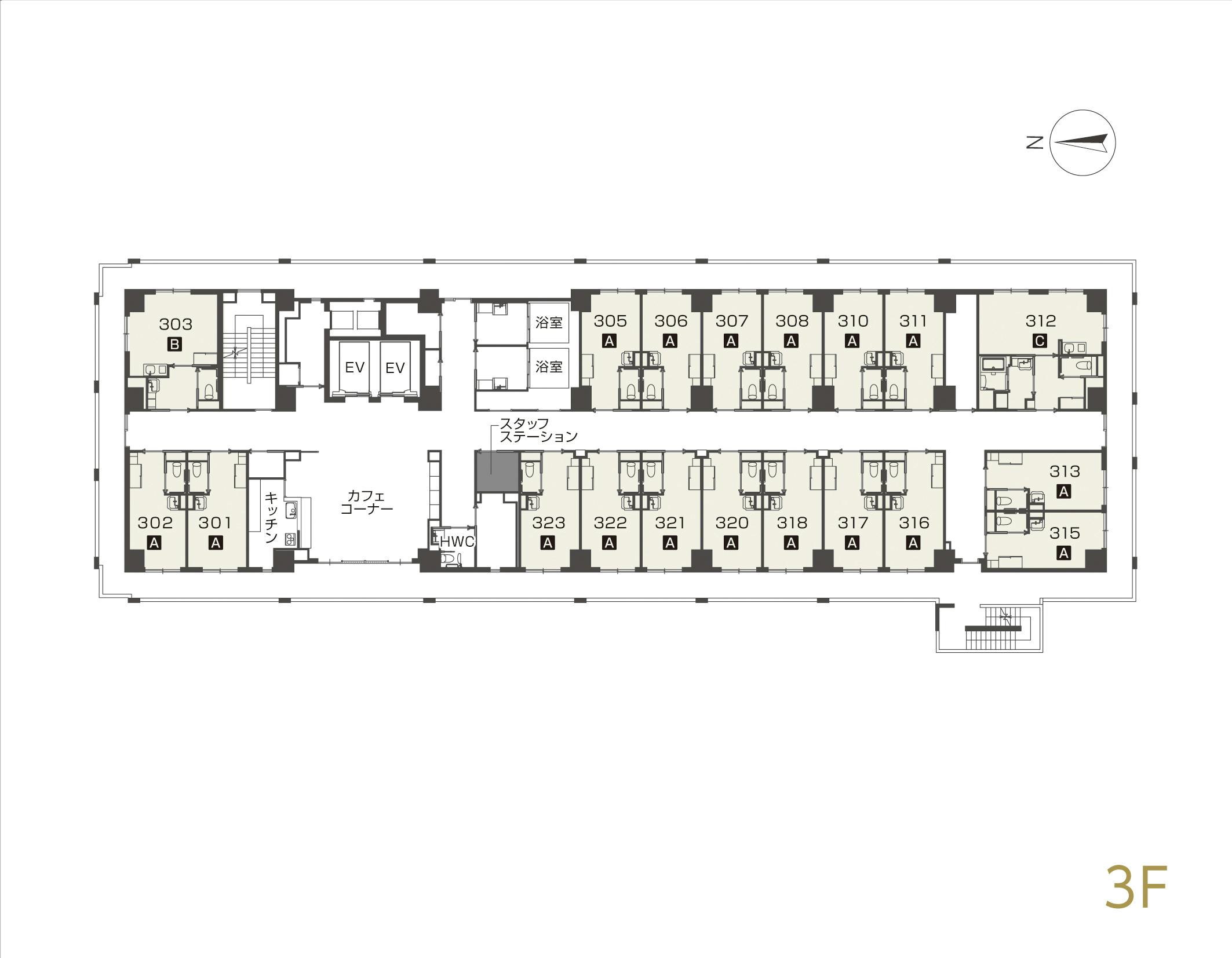 チャームスイート神戸垂水 間取図