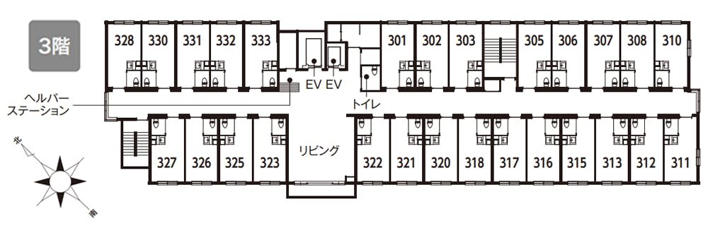 イリーゼ宮の森 間取図