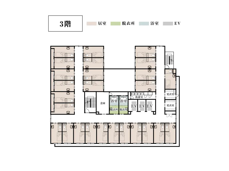 住宅型有料老人ホームドクターサンゴ天王寺 間取図