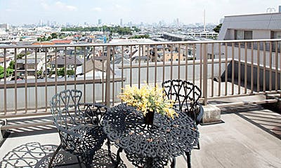 しまナーシングホーム学芸大学 屋上テラス
