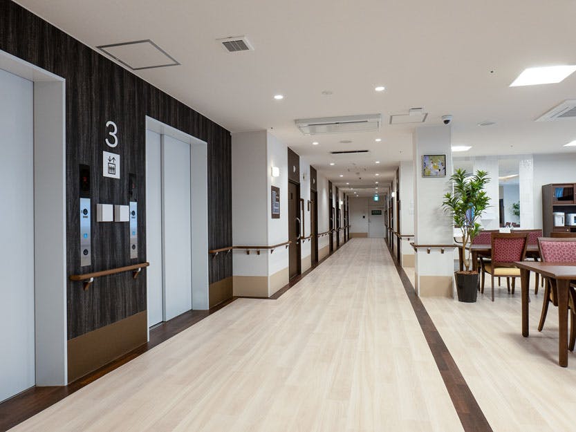 リアンレーヴ明石 エレベーターホール