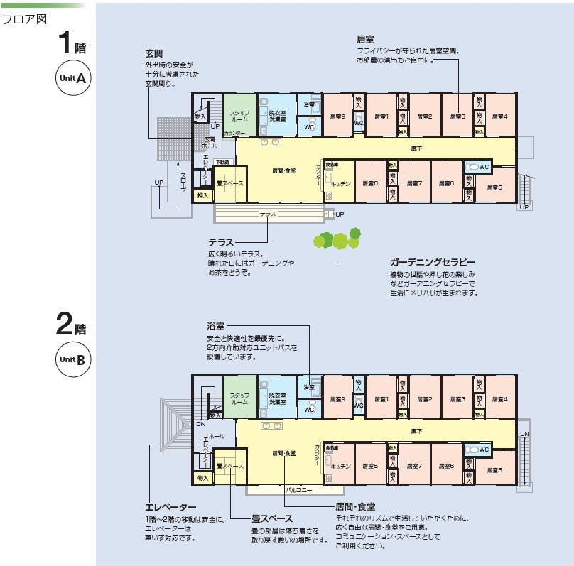 ニチイケアセンター鍋島 間取図