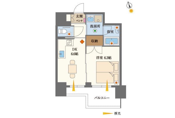 グランドマスト椎名町 間取図
