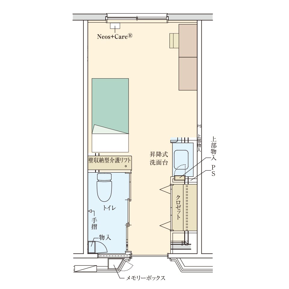 グッドタイムリビングセンター南 間取図