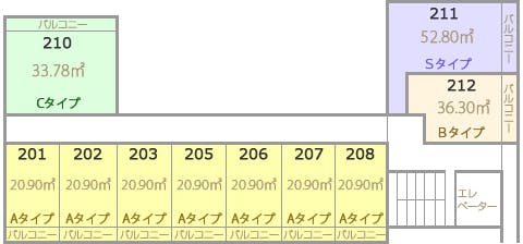 ふるさと舞松原 間取図