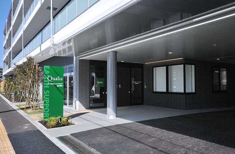 アースサポートクオリア仙台富沢 入り口