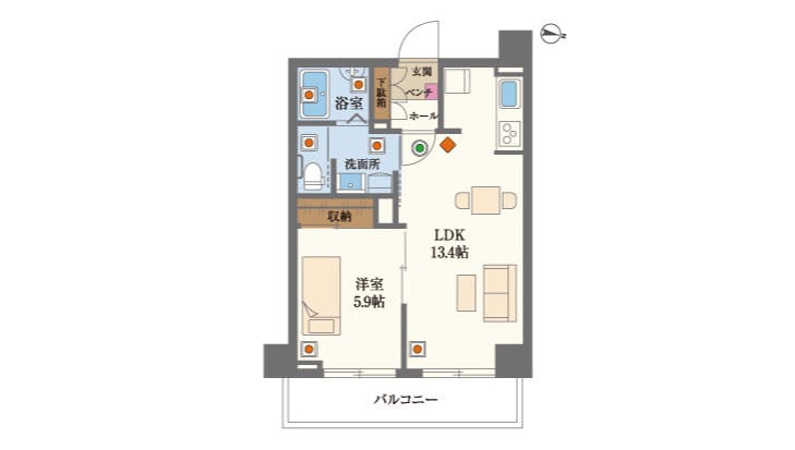グランドマスト町田 間取図