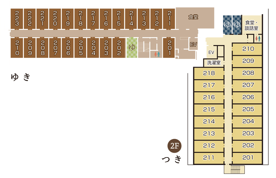 サービス付き高齢者向け住宅シニアの杜・越谷 間取図