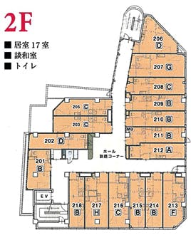 らくえん春岡館 間取図